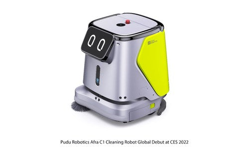 Pudu Robotics' New Afra C1 Cleaning Robot Makes its Global Debut at CES 2022